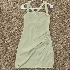 Revolve Superdown - light green linen mini dress